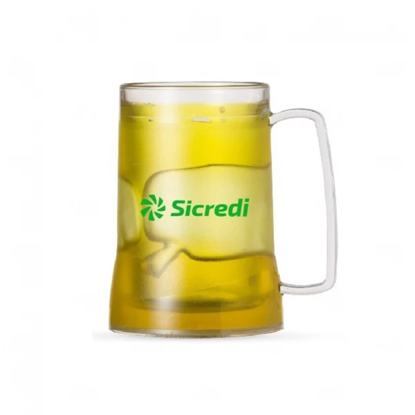 Caneca Acrílica com Gel Térmico 400ml Personalizada 