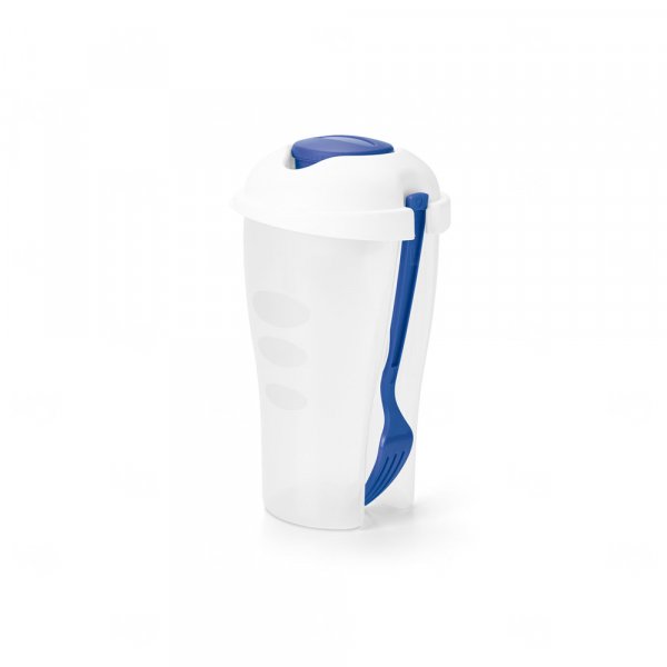 Copo para Salada 850mL Personalizado com Garfo e Molheira 