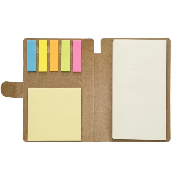 Bloco Ecológico com Post-its Personalizado - 15,3 x 10,3 cm 