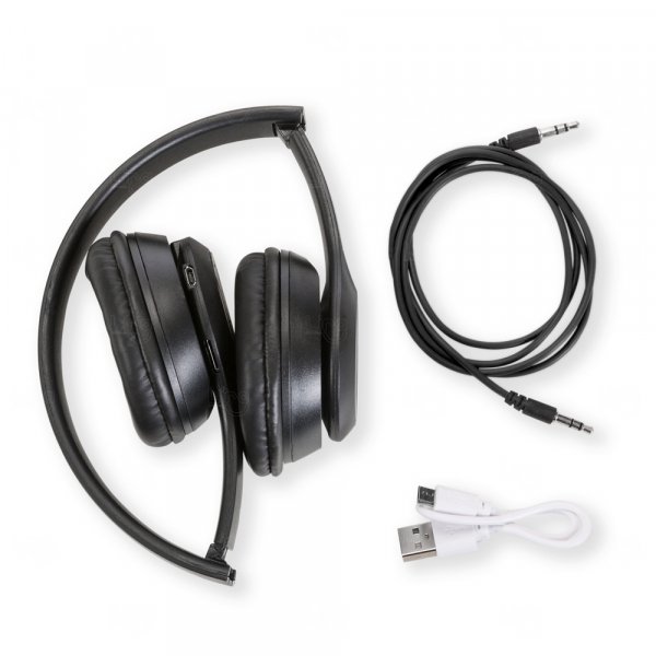 Fone de Ouvido Bluetooth com Rádio FM Personalizado 