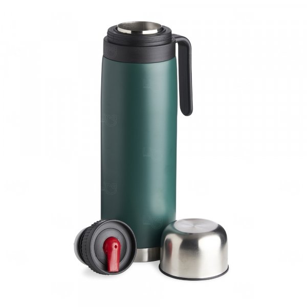 Garrafa Térmica Inox com Dosador Personalizada