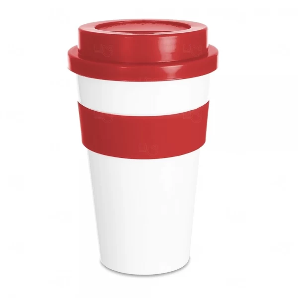 Copo Plástico Personalizado com Tampa - 480ml 