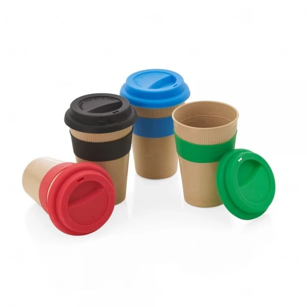 Copo em Fibra de Bambu 450ml Personalizado