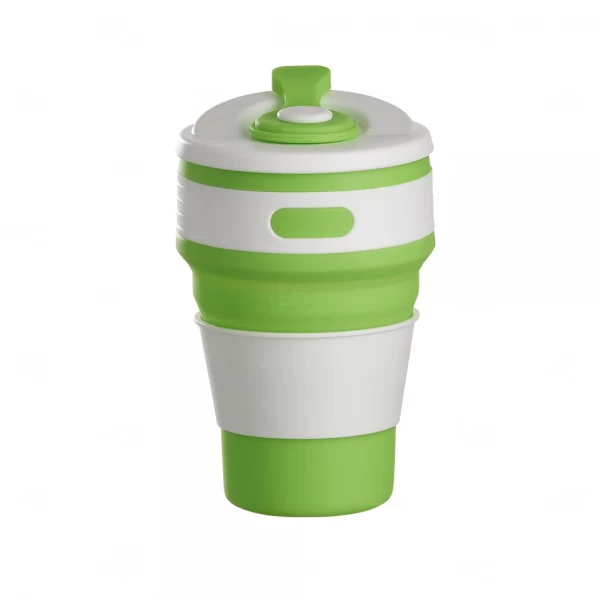 Copo Retrátil de Silicone 350ml Personalizado 