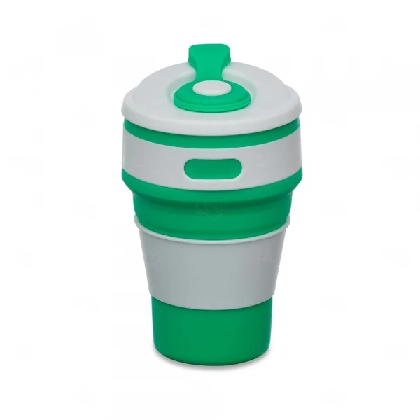 Copo Retrátil de Silicone 350ml Personalizado 