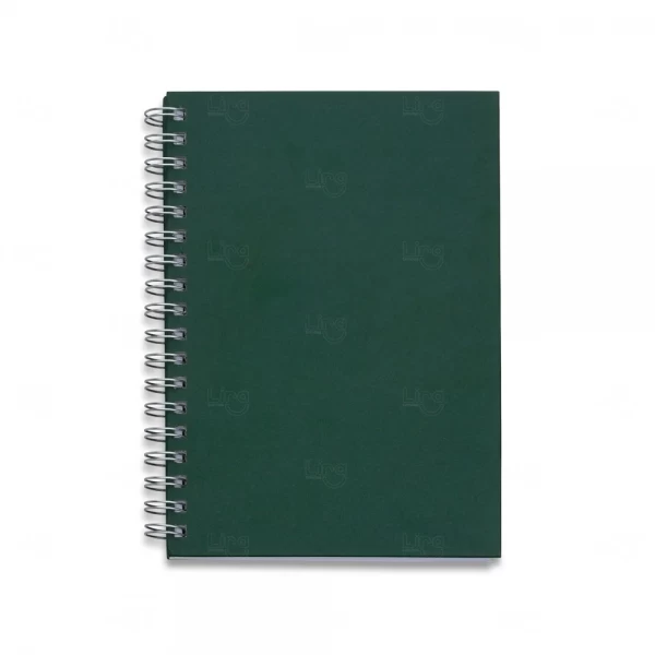 Caderno Capa Kraft Colorida Personalizado - 24,2 x 18 cm 