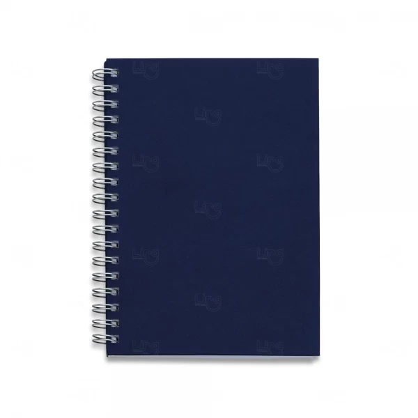 Caderno Capa Kraft Colorida Personalizado - 24,2 x 18 cm 