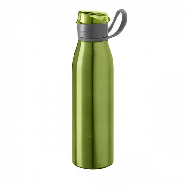 Garrafa de Alumínio 650ml com Tampa Retrátil Personalizada 