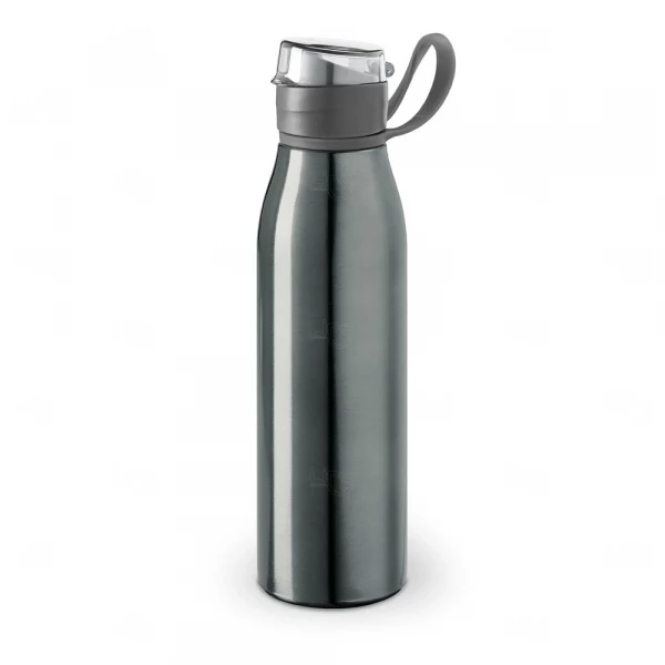 Garrafa de Alumínio 650ml com Tampa Retrátil Personalizada 