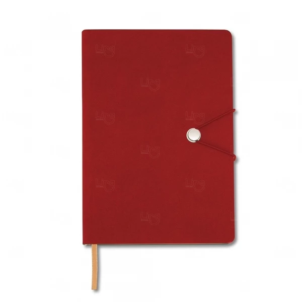 Moleskine com Fecho de Pino Personalizado - 21 x 14,8 cm 