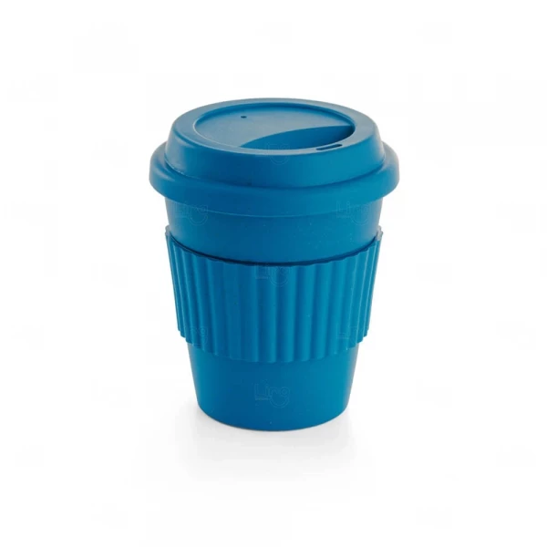 Copo de Fibra de Bambu 380ml Colorido Personalizado 