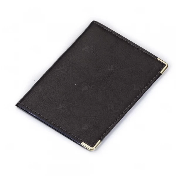 Porta Documentos Personalizado em Couro Sintético - 12,2 x 17,7cm 