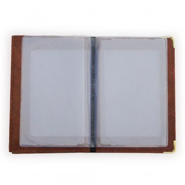 Porta Documentos Personalizado em Couro Sintético - 12,2 x 17,7cm 
