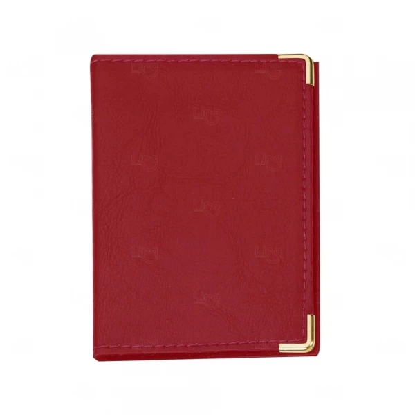 Porta Documentos Personalizado em Couro Sintético - 12,2 x 17,7cm