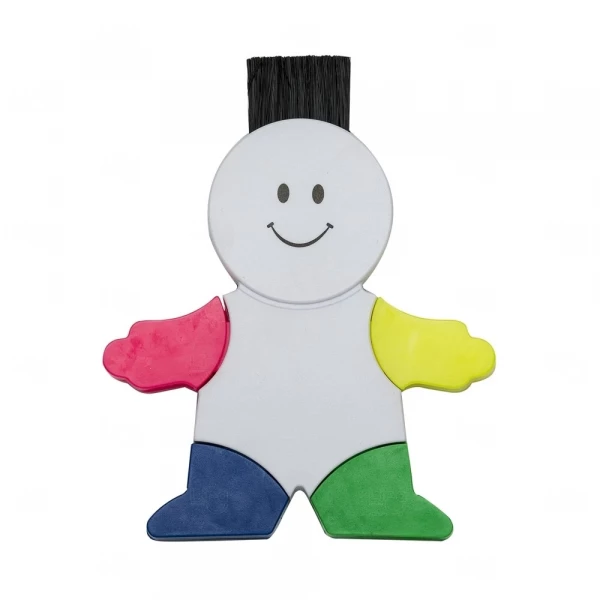 Marca Texto Boneco com Limpador de Tela e Teclas - Personalizado