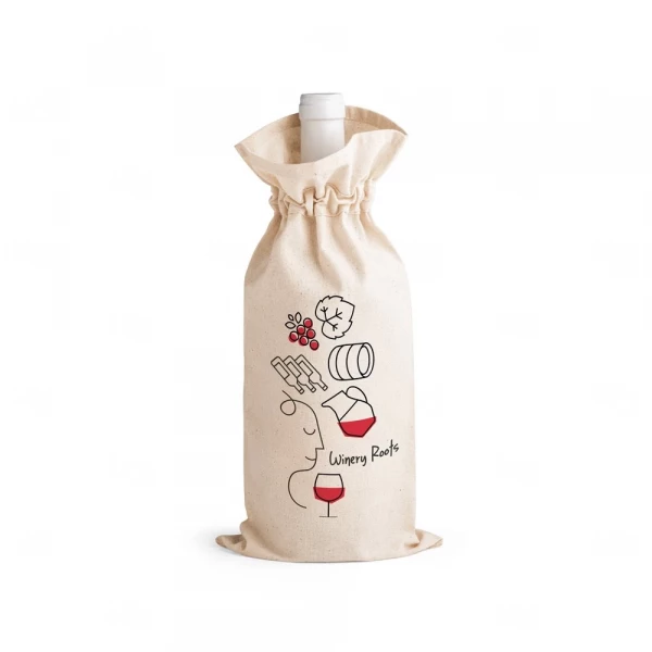 Sacola para Garrafa em Algodão Personalizada 