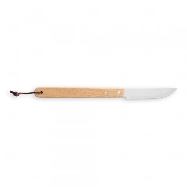 Kit Churrasco 4 Peças com Avental/Estojo, Faca, Garfo e Pinça 