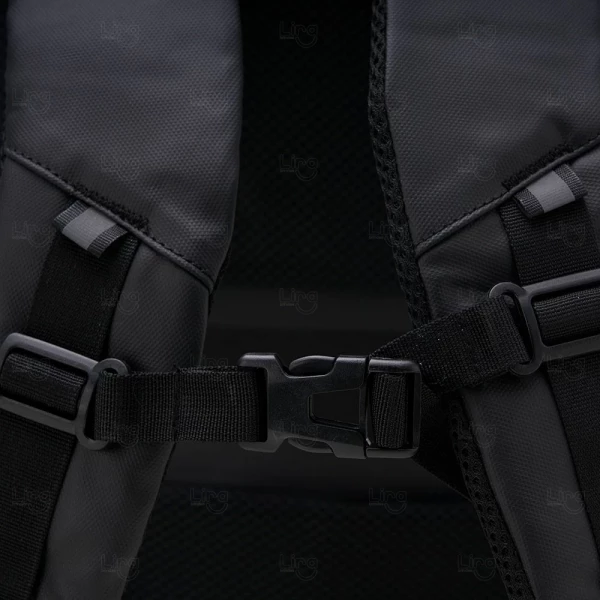 Mochila Couro Sintético Impermeável 20L Antifurto Personalizada 