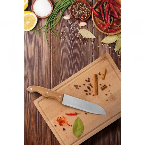 Kit Churrasco Personalizado 5 Peças - Estojo, Tábua e Utensílios 