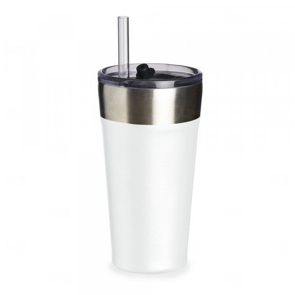 Copo Térmico 500ml com Canudo e Abridor Personalizado 