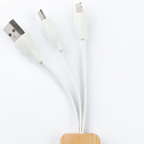 Chaveiro Bambu Multi Cabos Personalizado 