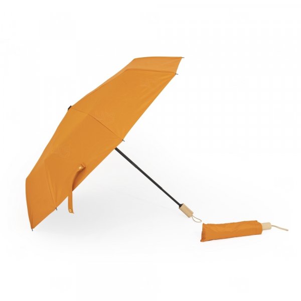 Guarda-Chuva com Proteção UV e Pega de Madeira Personalizado 