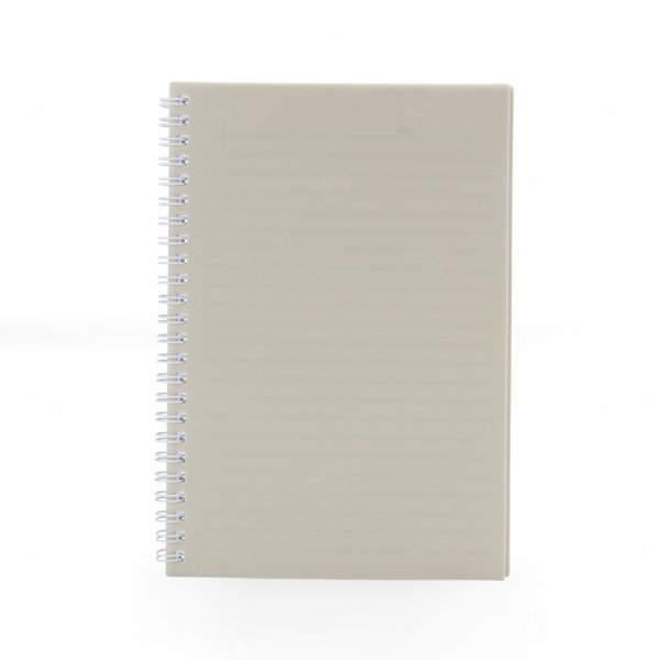 Caderno A5 Plástico Personalizado - 21,2 x 15 cm 