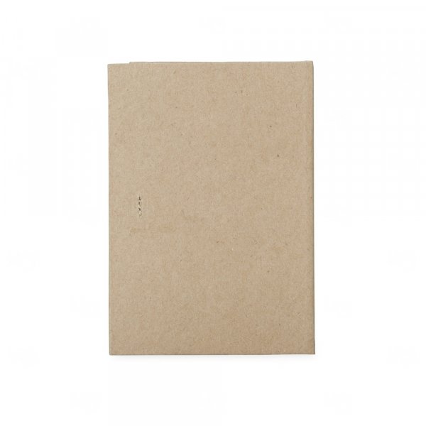 Bloco de Anotações Ecológico Kraft Personalizado - 14,2 x 9,8 cm 