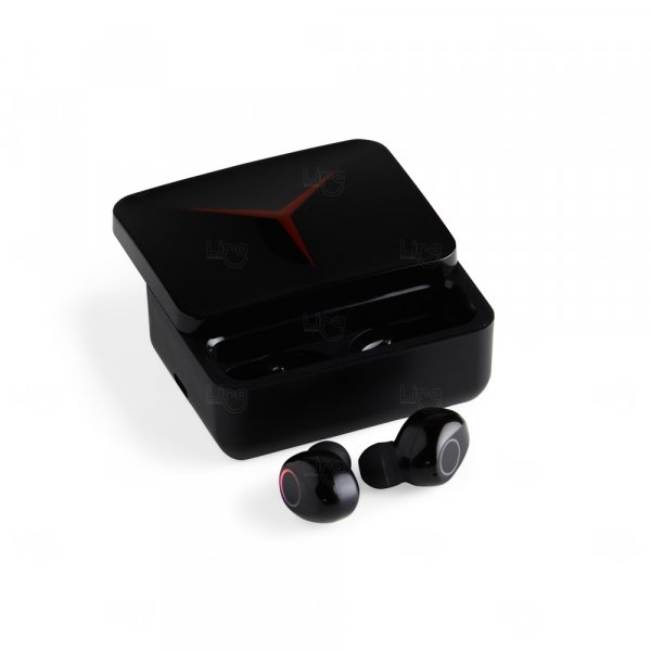 Fone de Ouvido Bluetooth Com Case e Power Bank Emergencial 