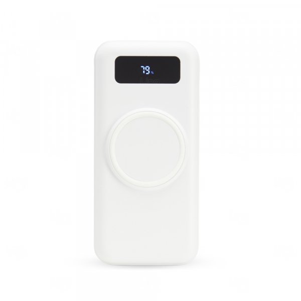 Power Bank p/ Indução e Cabos Acoplados Personalizado - 10.000mAh 