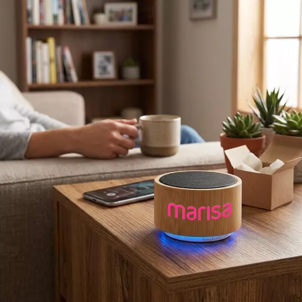 Caixa de Som Bluetooth com Microfone Personalizada