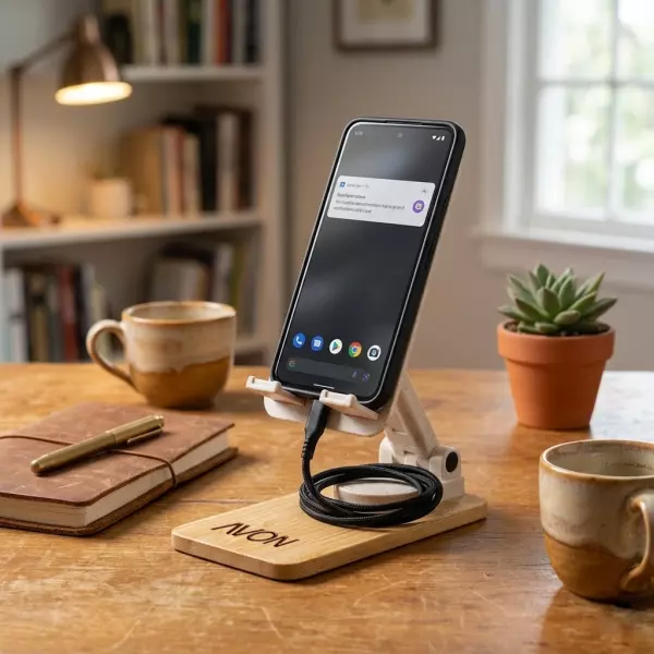 Suporte Retrátil para Celular e Tablet Personalizado