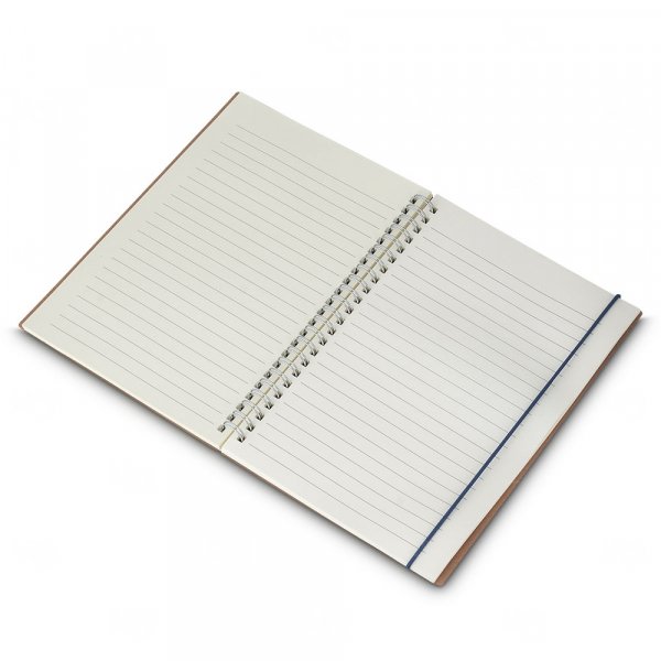 Caderno A5 de Papel Reciclado Personalizado - 21 x 15 cm 