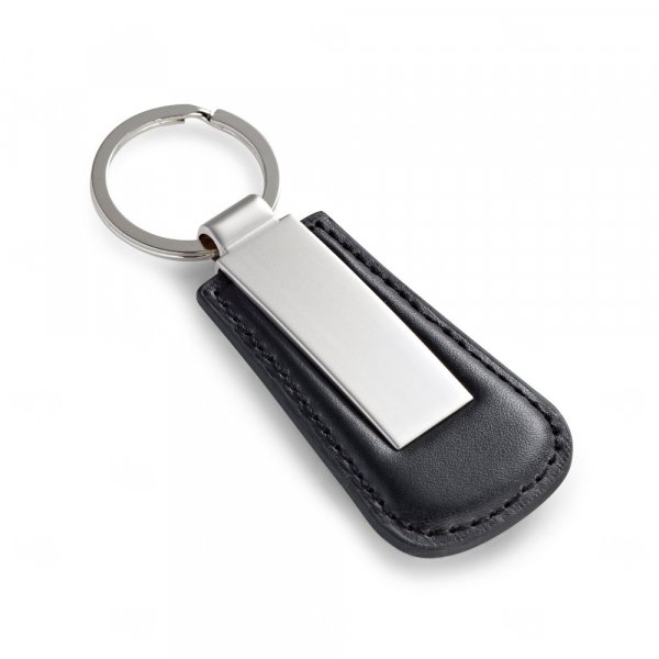 Chaveiro de Couro com Placa Metálica Personalizado 