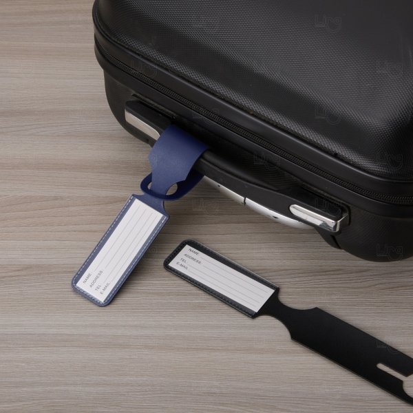 Identificador de Bagagem em Couro Sintético Personalizado 