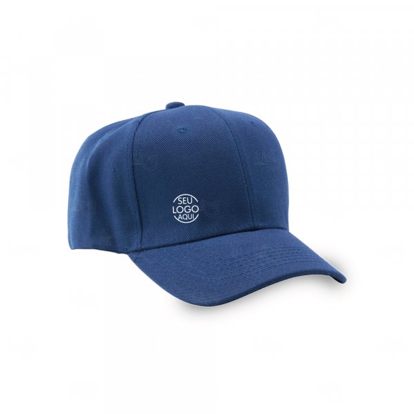 Boné em Poliéster com Aba Curva Personalizado 