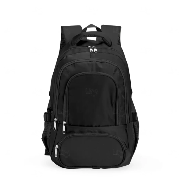 Mochila em Poliéster 17L Impermeável Personalizada Preto