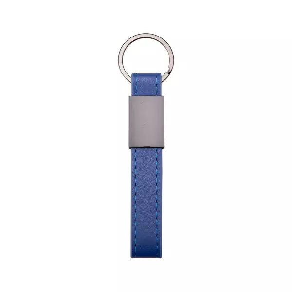 Chaveiro de Couro Sintético e Metal Personalizado 