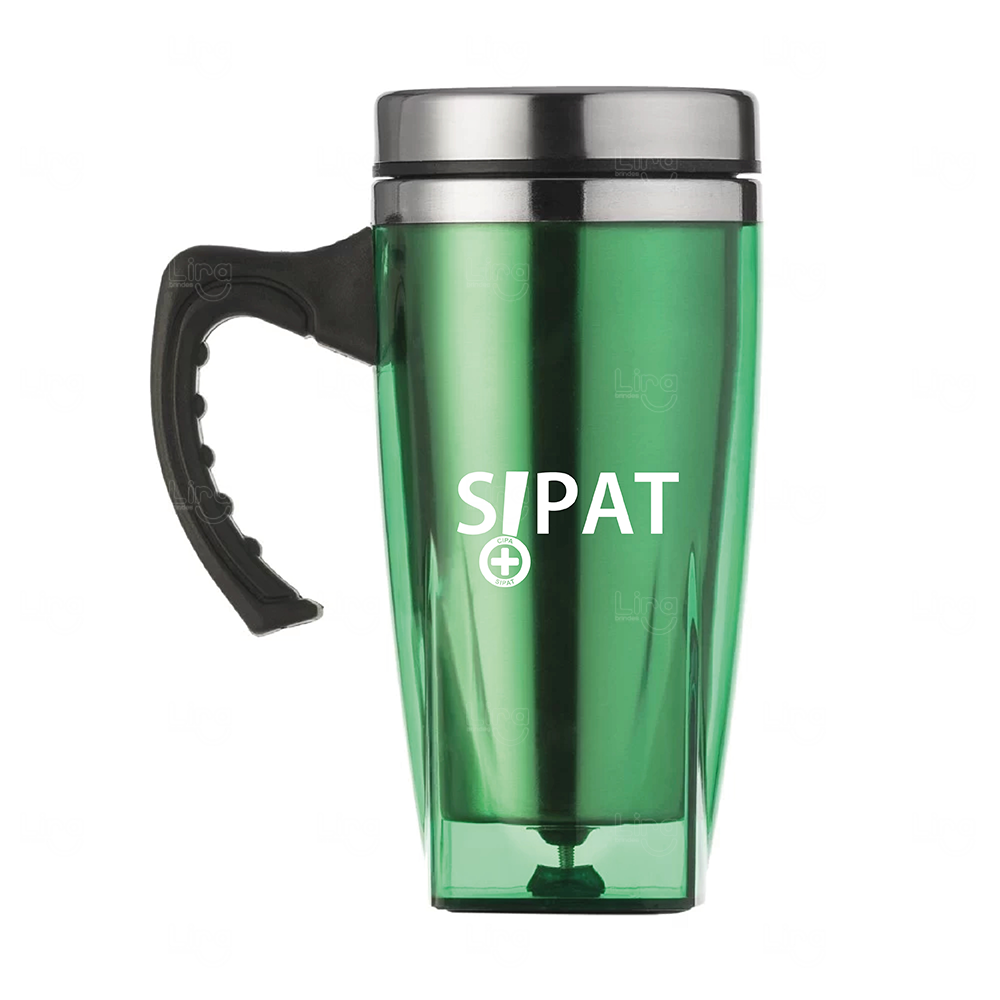 Caneca Acrílica com Inox 450ml Personalizada 