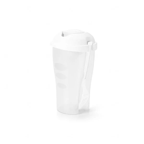 Copo para Salada 850mL Personalizado com Garfo e Molheira 