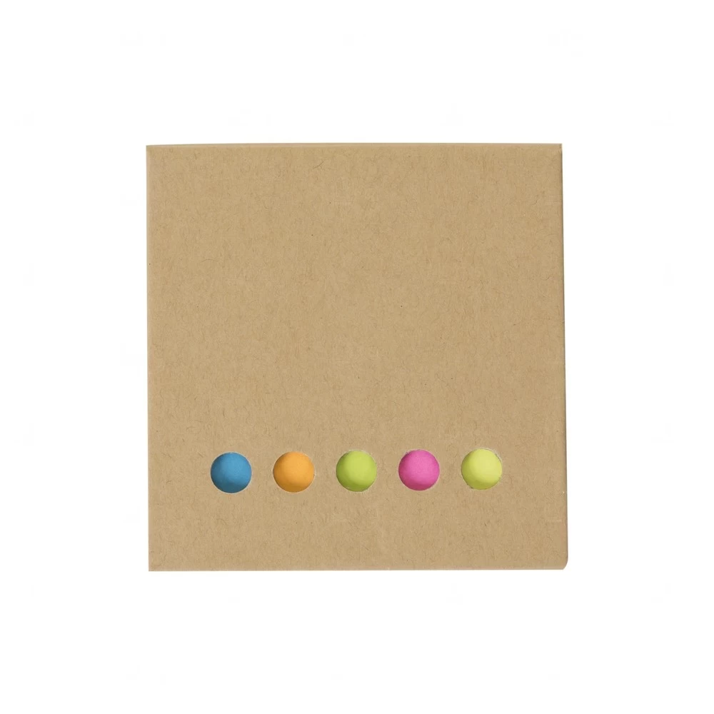 Bloco De Anotações com Post-It Personalizado - 10,4 x 10 cm Kraft
