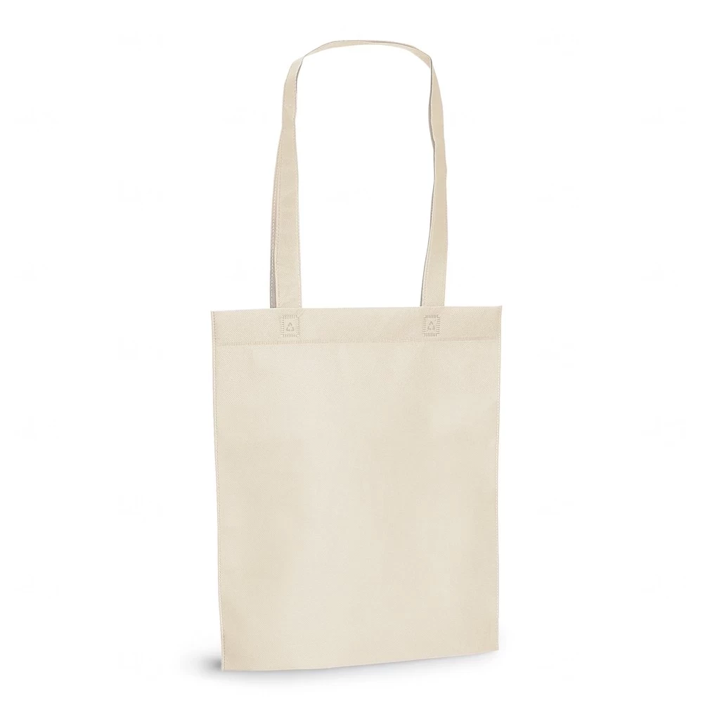 Sacola em TNT Personalizada - 35 x 27 cm Bege