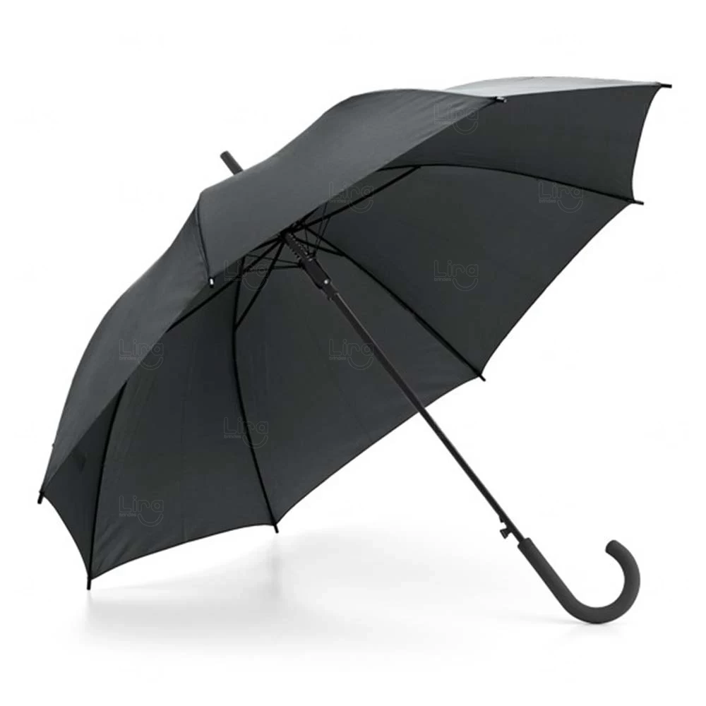 Guarda-Chuva Automático Colorido Pega Emborrachada Personalizado Preto