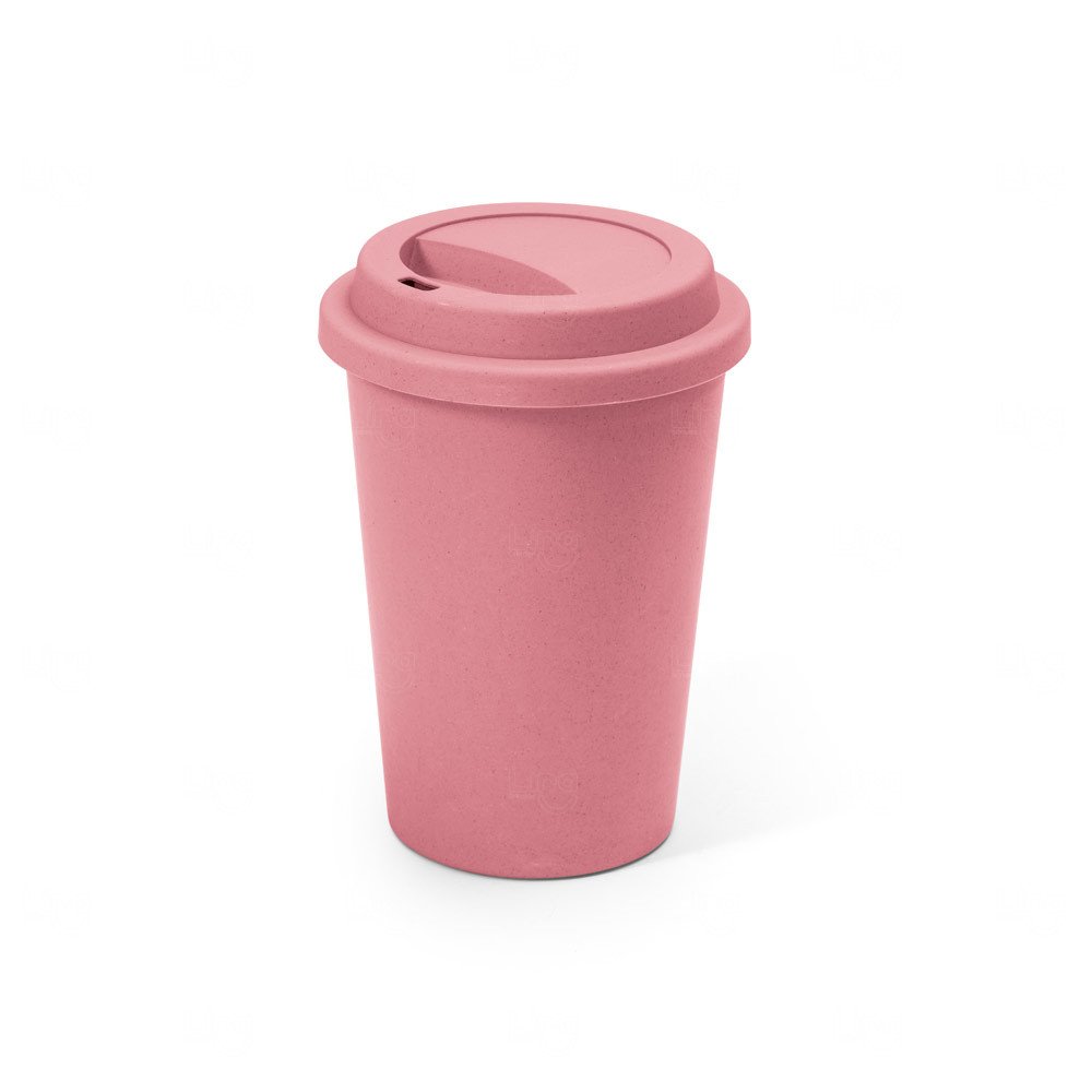 Copo Ecológico 450ml Colorido Personalizado Rosa Flamingo