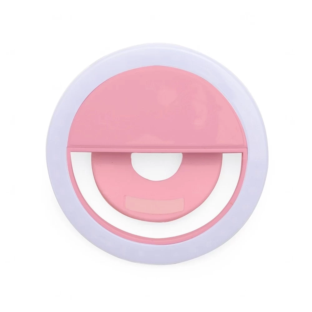 Anel de Iluminação para Selfie Celular Personalizado Rosa