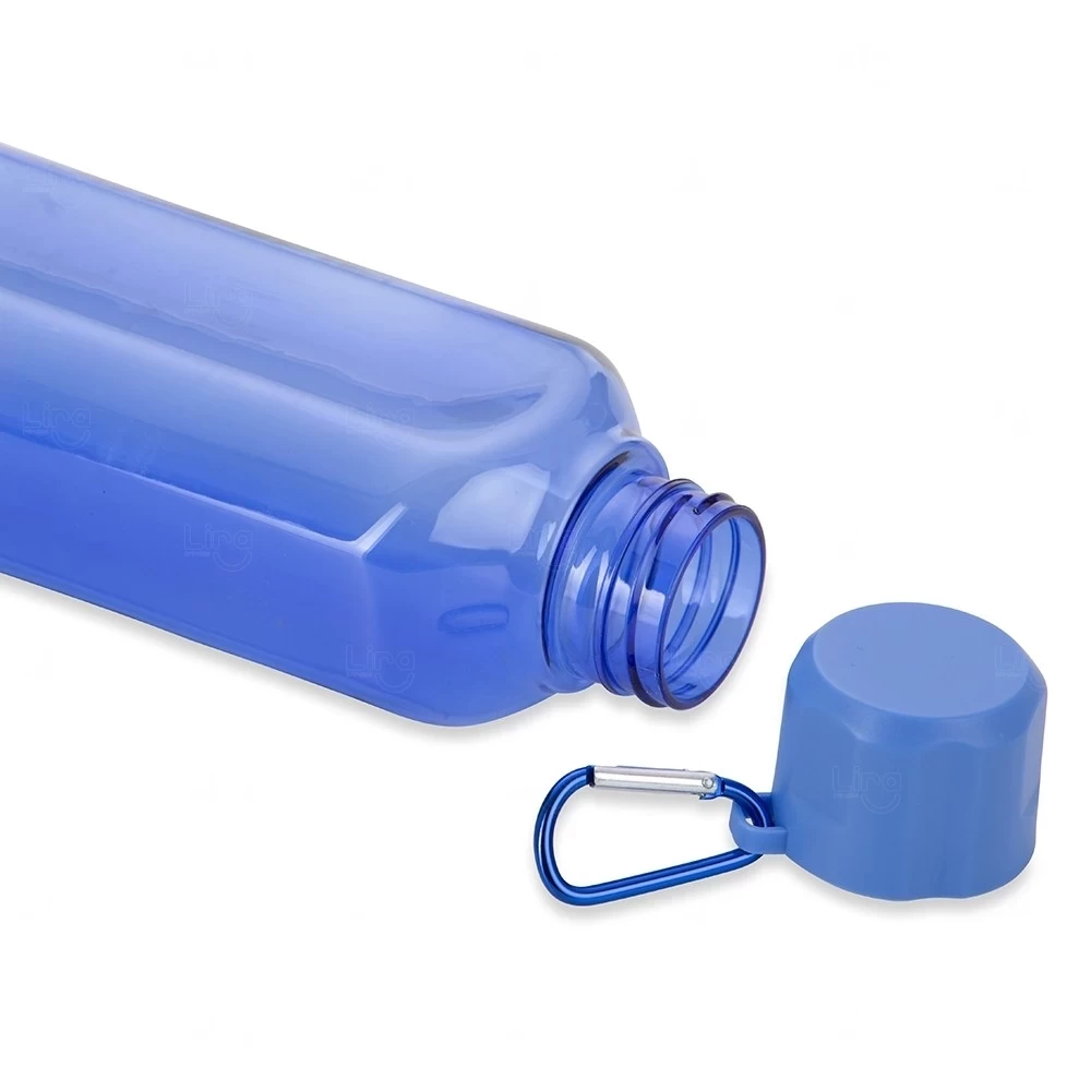 Garrafa de Plástico 730ml com Mosquetão Personalizada 