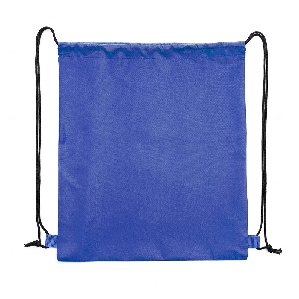 Mochila Saco em Poliéster Personalizada - 40,5 x 33,8 cm 