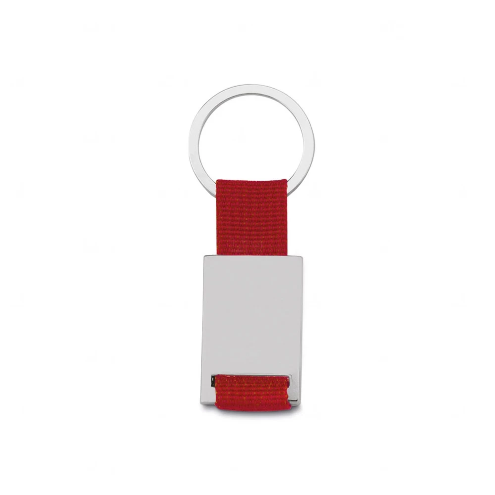 Chaveiro de Metal com Fita em Nylon 