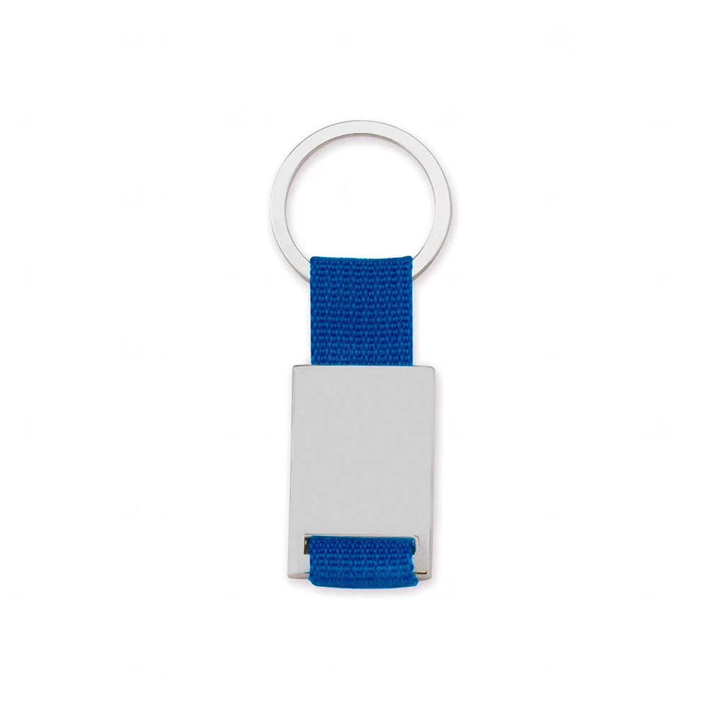 Chaveiro de Metal com Fita em Nylon 