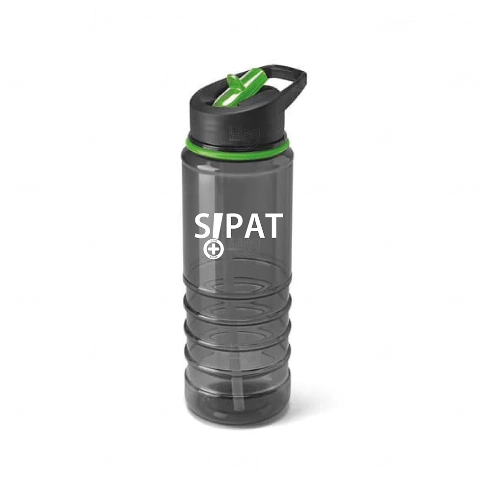 Squeeze Plástica 650ml com Canudo Personalizada 